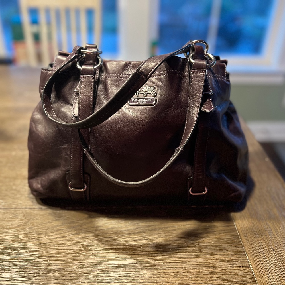 Coach bag- Plum